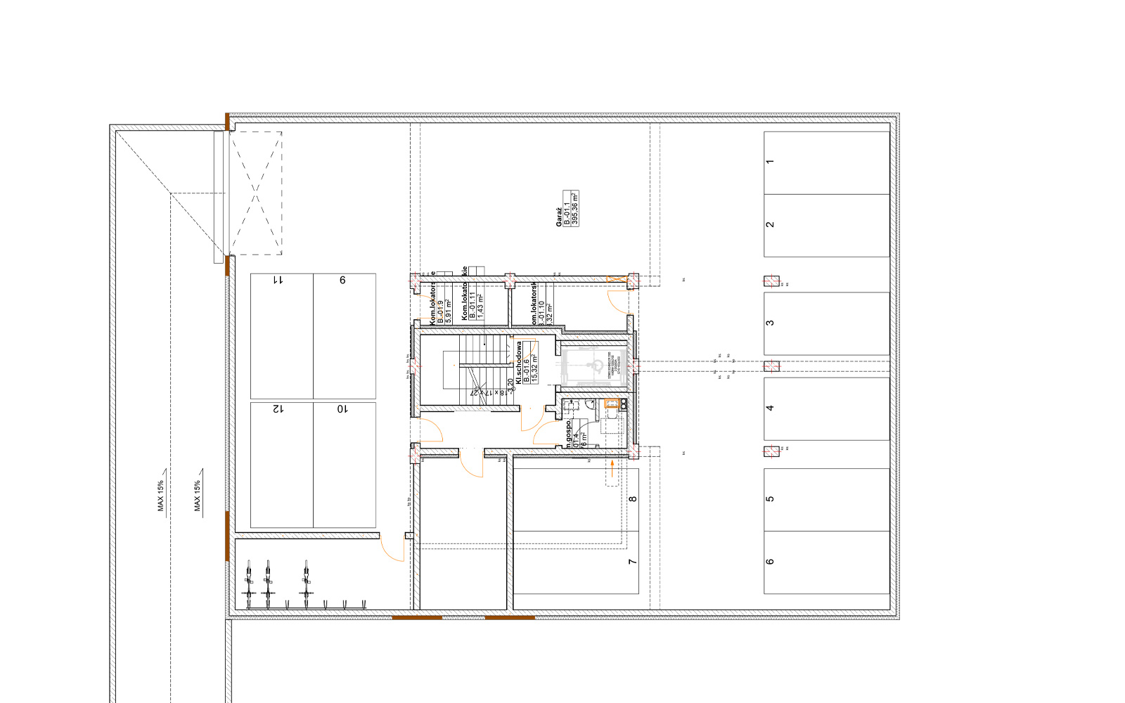 Budynek B – Garaż