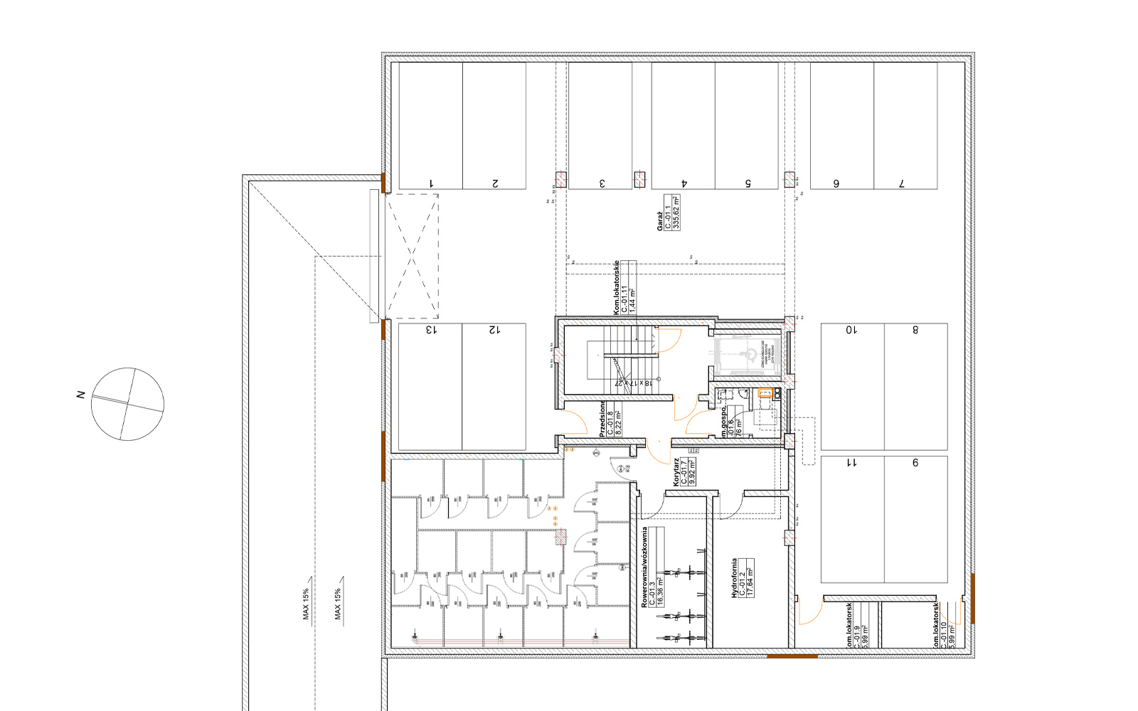 Budynek C – Garaż